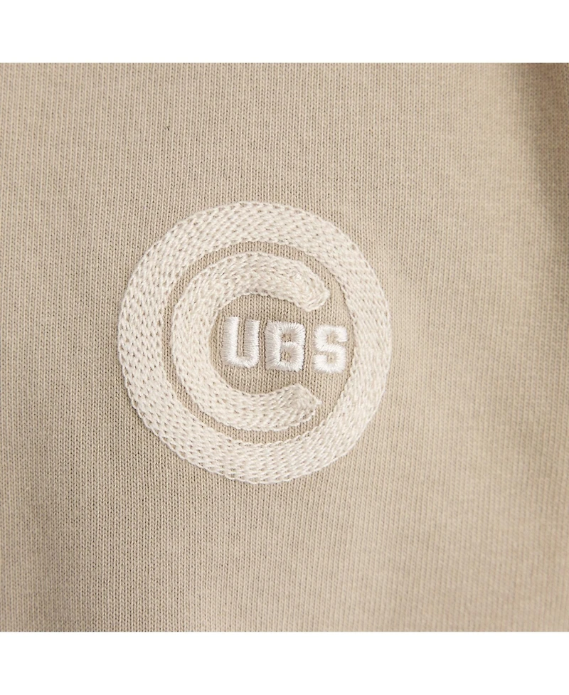 Fanatics Men's Sepia Tint Chicago Cubs Iconic Heavyweight T-Shirt