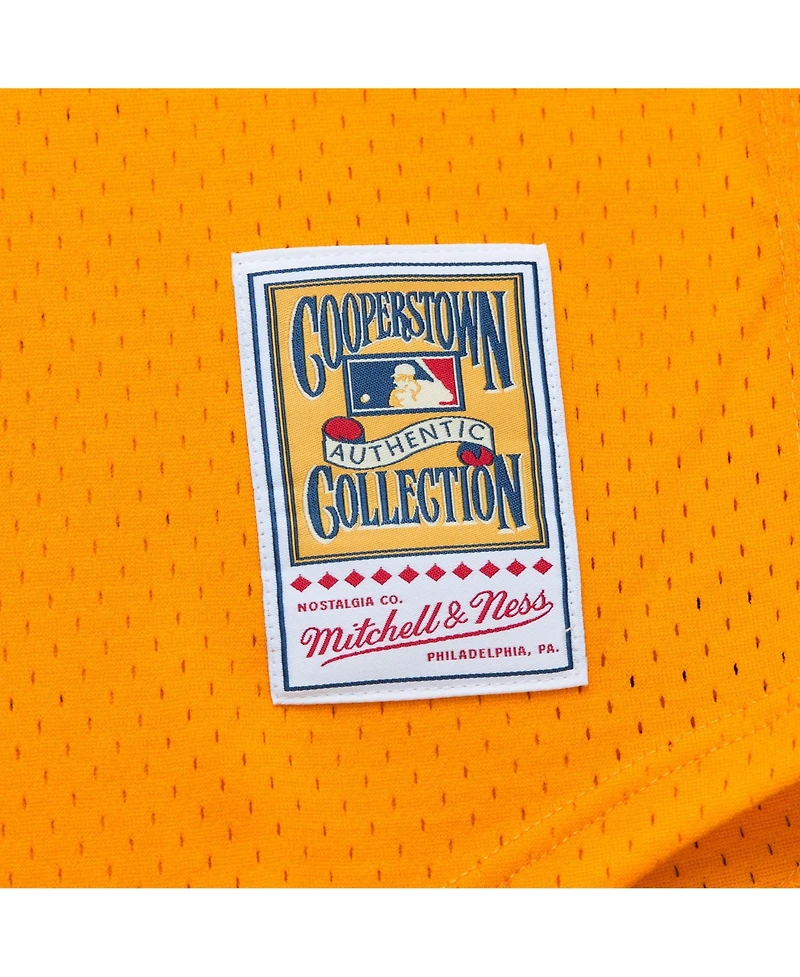 Mitchell & Ness Men's Tony Gwynn Gold San Diego Padres Big Tall Cooperstown Mesh Batting Practice Jersey