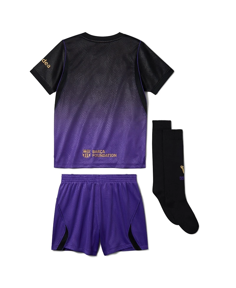 Nike Preschool Purple Barcelona 2026/27 Away Stadium Replica Kit