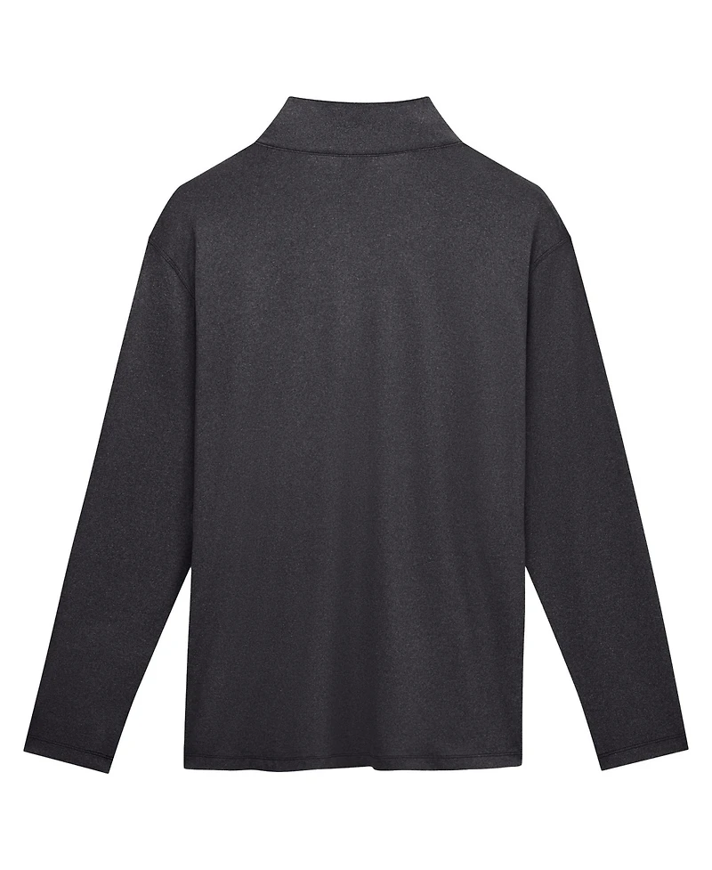 Fanatics Men's Charcoal Kansas City Chiefs Clutch Quarter-Zip Pullover Sweatshirt