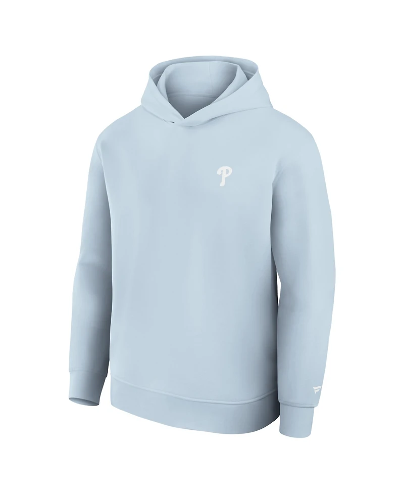 Fanatics Men's Light Blue Philadelphia Phillies Clutch Tri-Blend Hoodie