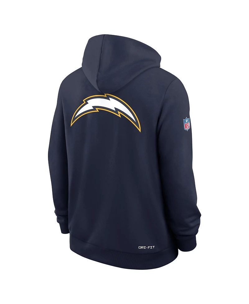 Nike Men's Navy Los Angeles Chargers Standard Issue ReplayAlternate Dri-fit Hoodie