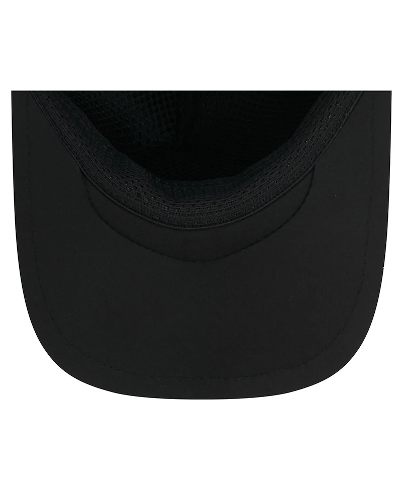 New Era Men's Black Las Vegas Raiders 2026 Sideline Apex 9FORTY Adjustable Trucker Hat