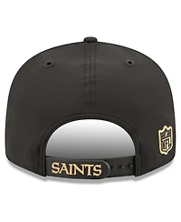 New Era Men's Black New Orleans Saints 2026 Sideline 9FIFTY Snapback Hat