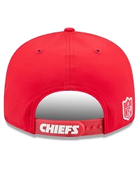 New Era Men's Red Kansas City Chiefs 2026 Sideline 9FIFTY Snapback Hat