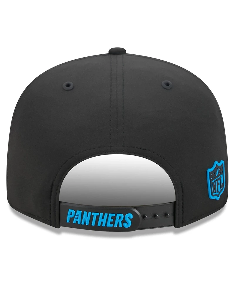 New Era Men's Black Carolina Panthers 2026 Sideline 9FIFTY Snapback Hat