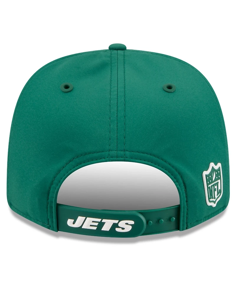 New Era Men's Green New York Jets 2026 Sideline Throwback 9SEVENTY Adjustable Hat