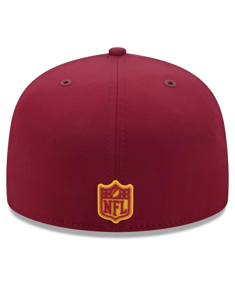 New Era Men's Burgundy Washington Commanders 2026 Sideline 59FIFTY Fitted Hat