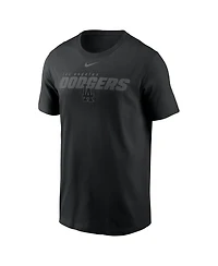 Nike Men's Black Los Angeles Dodgers Tonal Club T-Shirt