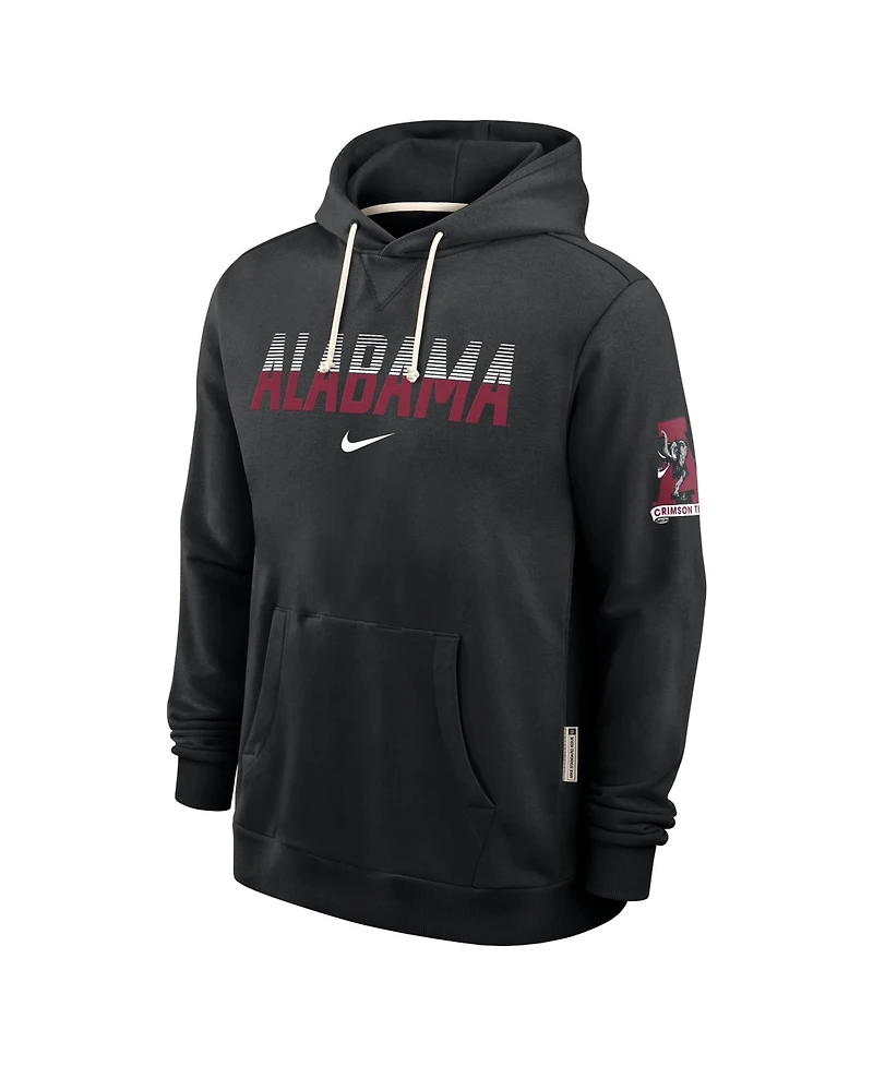 Nike Men's Black Alabama Crimson Tide 2026 Sideline Standard Issue Dri-fit Hoodie