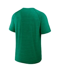 Fanatics Men's Heather Kelly Green Dallas Stars Breakaway Clutch Raglan T-Shirt
