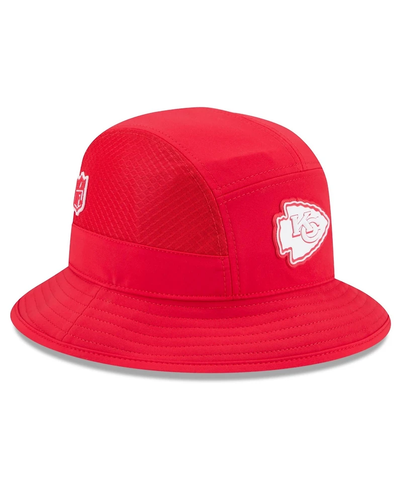 New Era Men's Red Kansas City Chiefs 2026 Sideline Bucket Hat