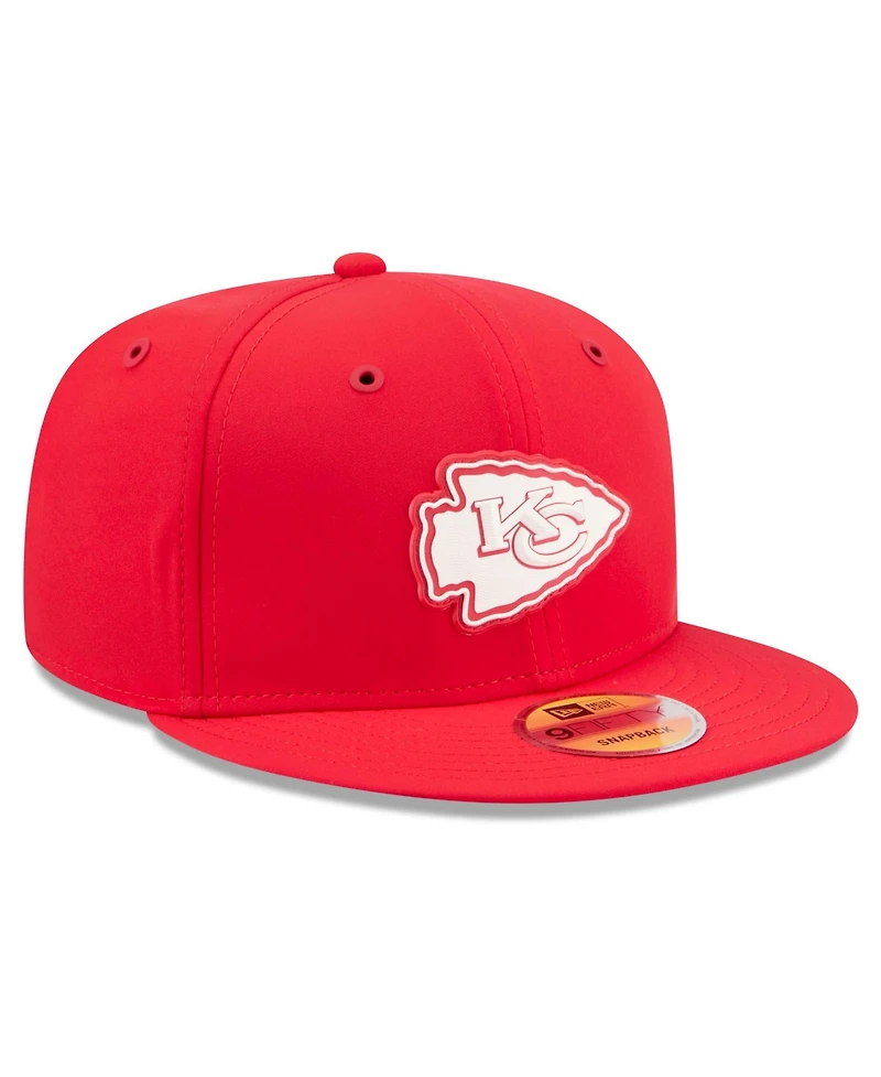 New Era Men's Red Kansas City Chiefs 2026 Sideline 9FIFTY Snapback Hat