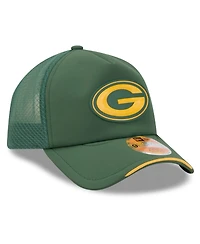 New Era Men's Green Bay Packers 2026 Sideline Apex 9FORTY Adjustable Trucker Hat