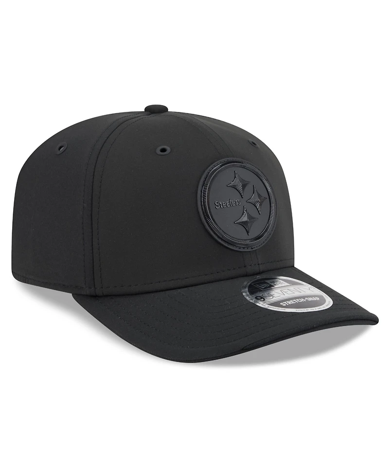 New Era Men's Black Pittsburgh Steelers 2026 Sideline 9SEVENTY Adjustable Hat