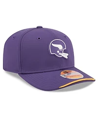 New Era Men's Purple Minnesota Vikings 2026 Sideline Throwback 9SEVENTY Adjustable Hat