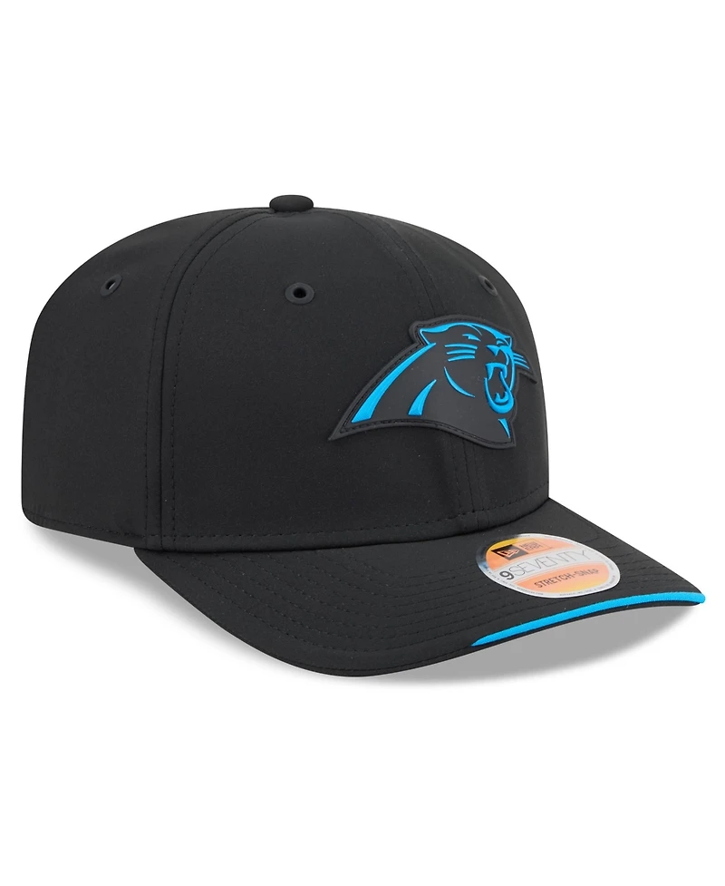New Era Men's Black Carolina Panthers 2026 Sideline 9SEVENTY Adjustable Hat