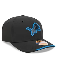 New Era Men's Black Detroit Lions 2026 Sideline 9SEVENTY Adjustable Hat