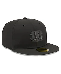 New Era Men's Black Cincinnati Bengals 2026 Sideline 59FIFTY Fitted Hat