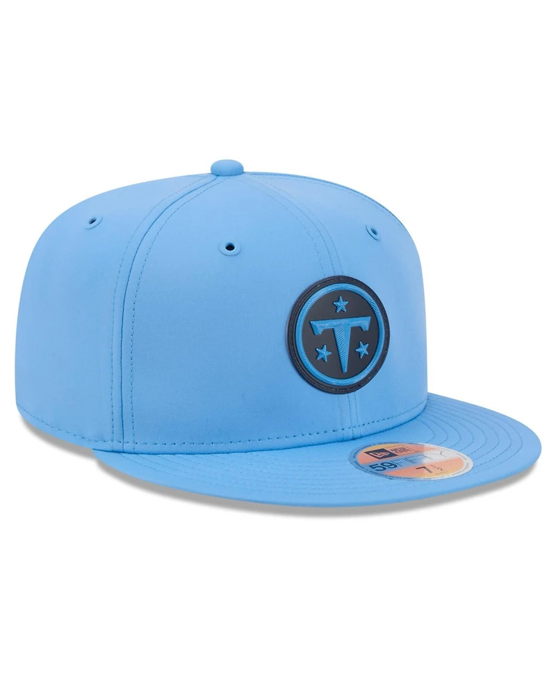 New Era Men's Light Blue Tennessee Titans 2026 Sideline 59FIFTY Fitted Hat