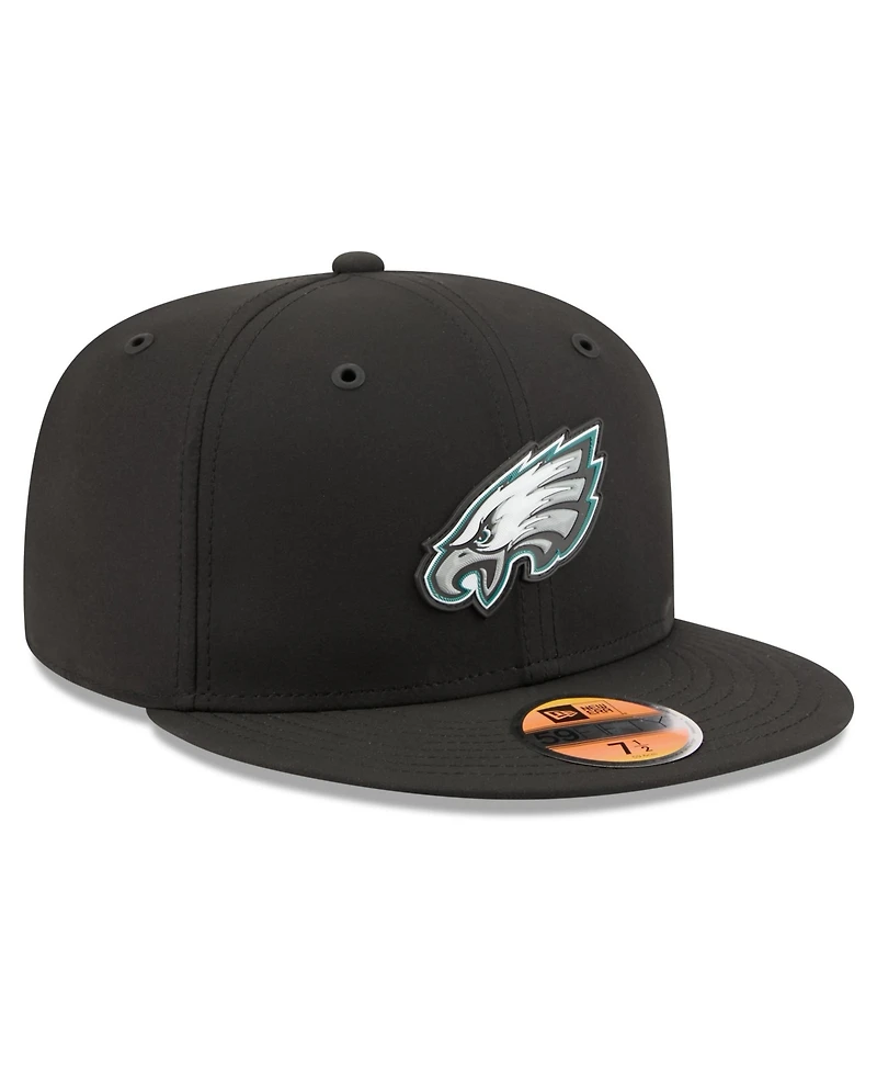 New Era Men's Black Philadelphia Eagles 2026 Sideline 59FIFTY Fitted Hat