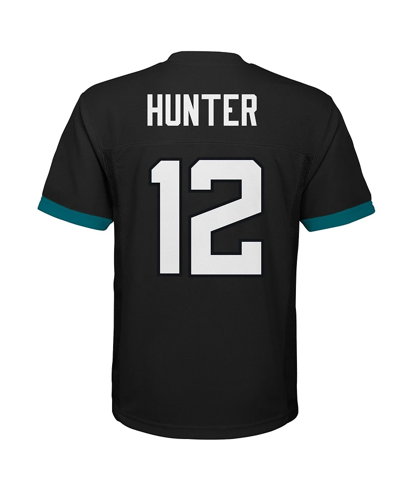 Outerstuff Big Boys and Girls Travis Hunter Black Jacksonville Jaguars Replica Jersey