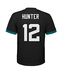 Outerstuff Big Boys and Girls Travis Hunter Black Jacksonville Jaguars Replica Jersey