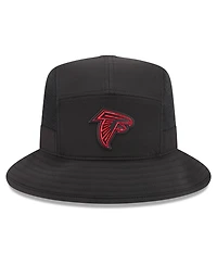 New Era Men's Black Atlanta Falcons 2026 Sideline Bucket Hat