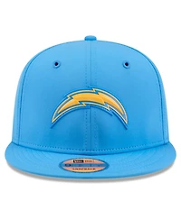 New Era Men's Powder Blue Los Angeles Chargers 2026 Sideline 9FIFTY Snapback Hat