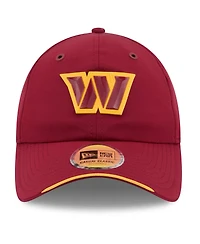 New Era Men's Burgundy Washington Commanders 2026 Sideline Casual Classic Adjustable Hat
