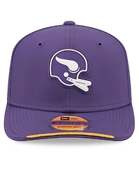New Era Men's Purple Minnesota Vikings 2026 Sideline Throwback 9SEVENTY Adjustable Hat
