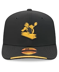 New Era Men's Black Pittsburgh Steelers 2026 Sideline Throwback 9SEVENTY Adjustable Hat