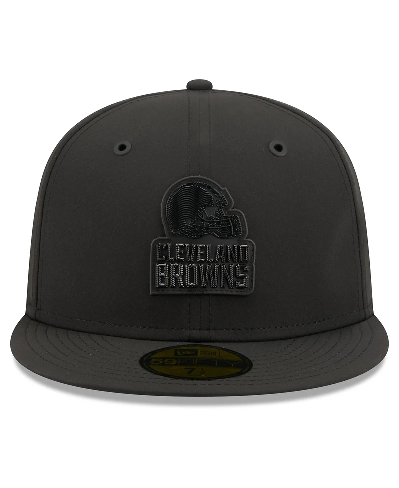 New Era Men's Black Cleveland Browns 2026 Sideline 59FIFTY Fitted Hat