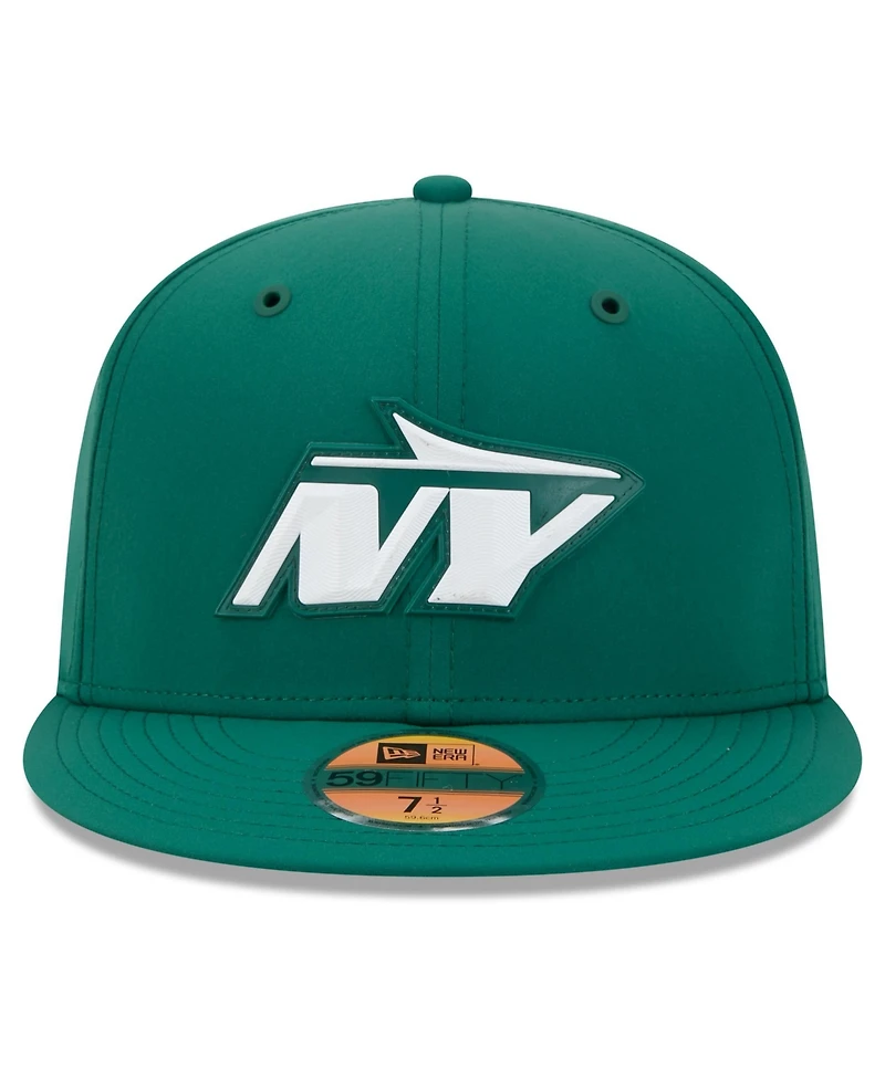 New Era Men's Green York Jets 2026 Sideline 59FIFTY Fitted Hat