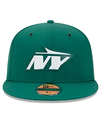 New Era Men's Green York Jets 2026 Sideline 59FIFTY Fitted Hat
