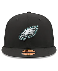 New Era Men's Black Philadelphia Eagles 2026 Sideline 59FIFTY Fitted Hat
