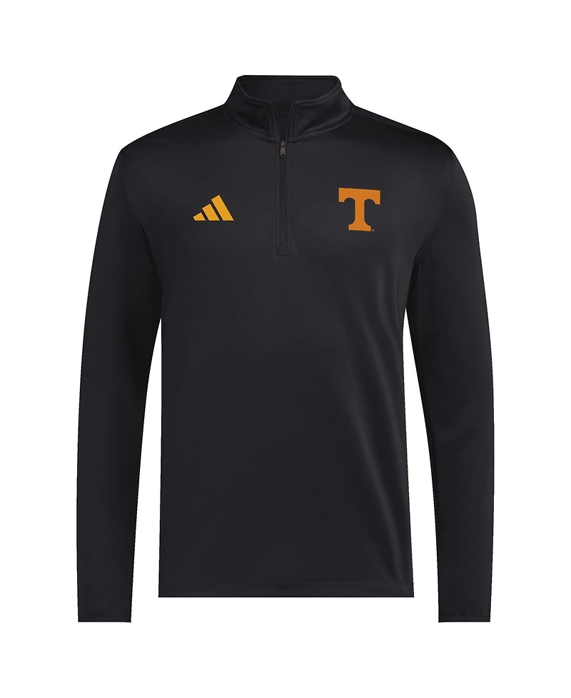 Adidas Men's Black Tennessee Volunteers 2026 Sideline Ultimate 365 Woven Quarter-Zip Pullover Sweatshirt