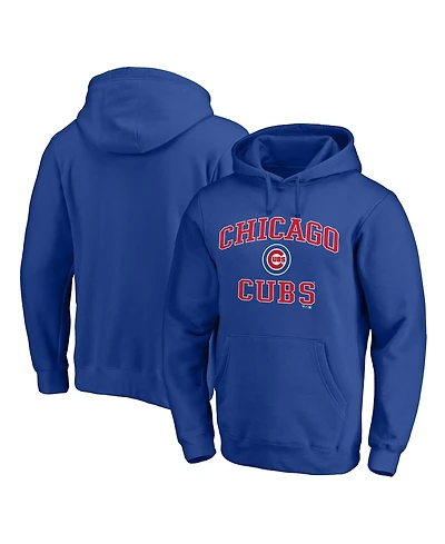 Logo Athletic Men's Royal Chicago Cubs Heart Soul Hoodie