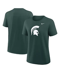 Nike Women's Green Michigan State Spartans Primary Logo T-Shirt