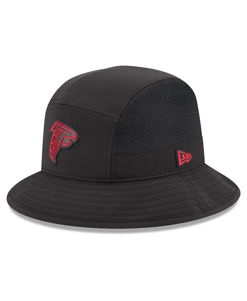 New Era Men's Black Atlanta Falcons 2026 Sideline Bucket Hat