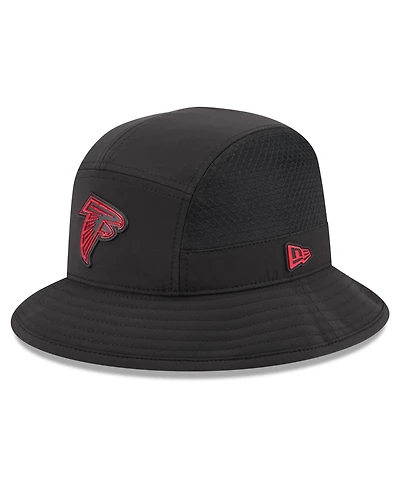 New Era Men's Black Atlanta Falcons 2026 Sideline Bucket Hat