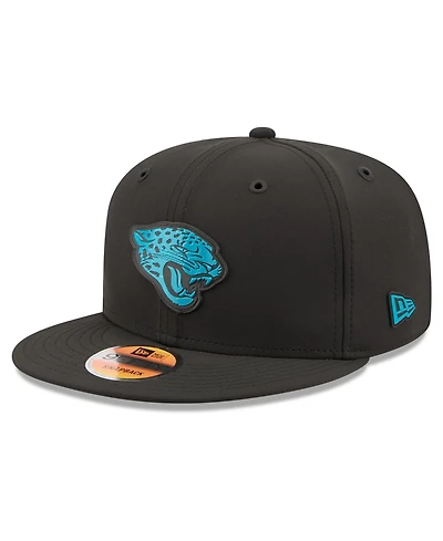 New Era Men's Black Jacksonville Jaguars 2026 Sideline 9FIFTY Snapback Hat