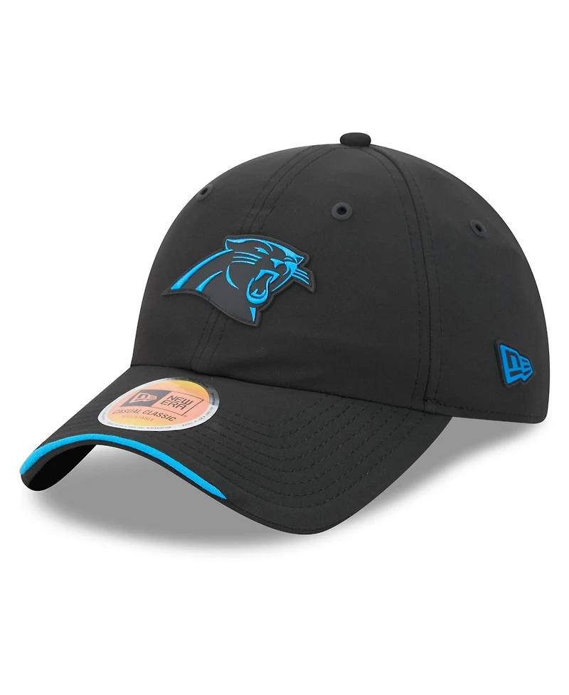 New Era Men's Black Carolina Panthers 2026 Sideline Casual Classic Adjustable Hat
