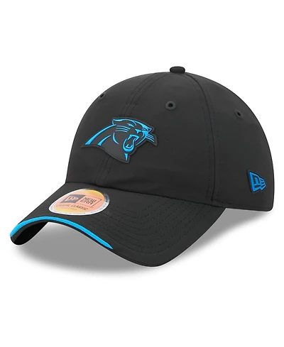 New Era Men's Black Carolina Panthers 2026 Sideline Casual Classic Adjustable Hat