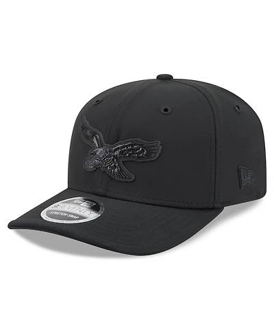 New Era Men's Black Philadelphia Eagles 2026 Sideline Throwback 9SEVENTY Adjustable Hat