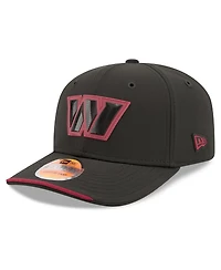 New Era Men's Black Washington Commanders 2026 Sideline 9SEVENTY Adjustable Hat
