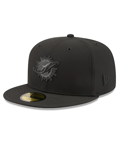 New Era Men's Black Miami Dolphins 2026 Sideline 59FIFTY Fitted Hat