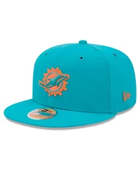 New Era Men's Aqua Miami Dolphins 2026 Sideline 59FIFTY Fitted Hat