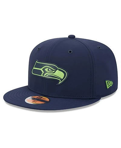 New Era Men's College Navy Seattle Seahawks 2026 Sideline 59FIFTY Fitted Hat