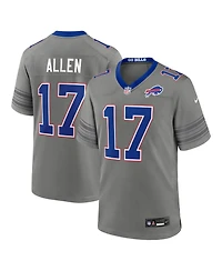 Nike Men's Josh Allen Gray Buffalo Bills Nickel City Game Jersey